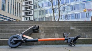 E-Roller weniger gefährlich als gedacht